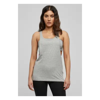 Women's loose tank top grey