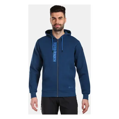 Men's cotton hooded sweatshirt Kilpi AVILA-M Dark blue