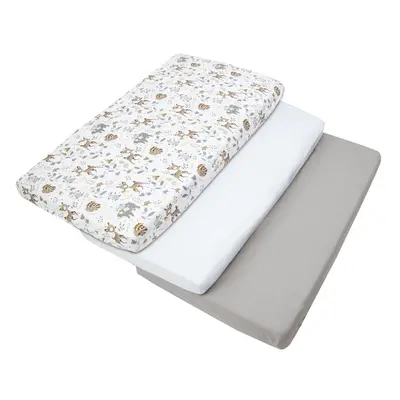 Medi Partners Set of pcs. Fitted Sheet 60x120 cm 100% Cotton Baby Bed Linen Mattress