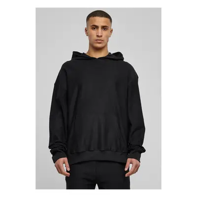 Rib Terry Boxes Hoody Black