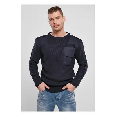 Navy Military Sweater