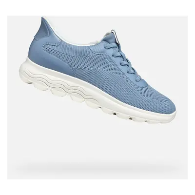 Light blue women's sneakers Geox Spherica Plus - Women's