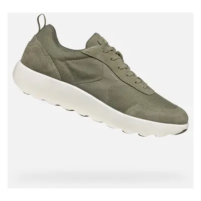 Light green men's sneakers Geox Xtors - Men