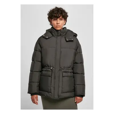 Women's Puffer waist jacket black