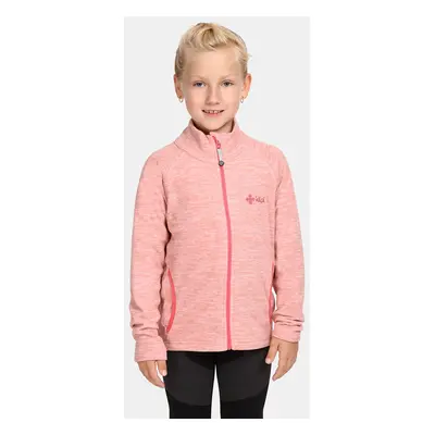 Children's fleece sweatshirt Kilpi ALACANT-J Light pink