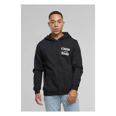 Men's zip-up hoodie Escape From Reality black