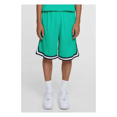 Men's Stripes Mesh Shorts - Green