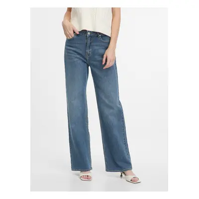 Blue women's wide leg jeans ORSAY - Women