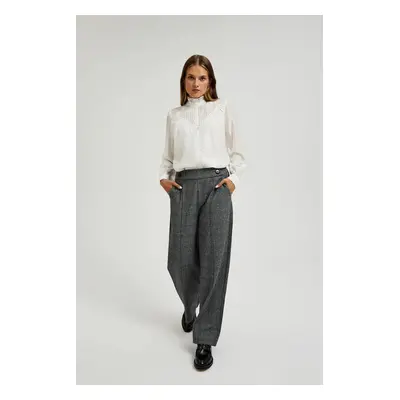 Women's elegant pants MOODO - gray