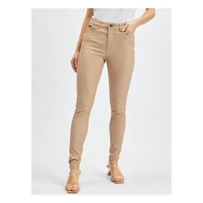 Orsay Beige Women Skinny Fit Pants - Women