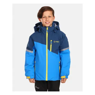 Boys' ski jacket Kilpi FERDEN-JB Blue