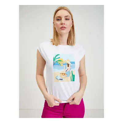 White Women's T-Shirt ORSAY - Women