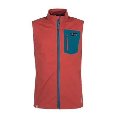 Men's softshell vest Kilpi TOFANO-M dark red