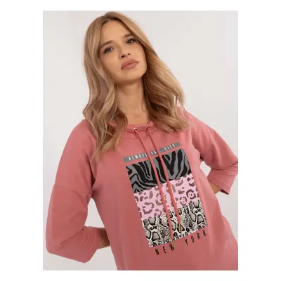 Blouse-CLM-BZ-1270.39P-dark pink