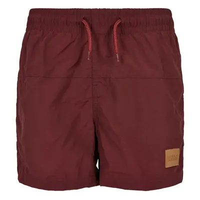 Boys' Block Swim Shorts cherry