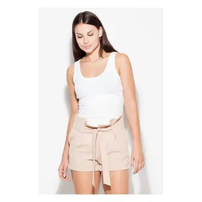 Shorts with elastic waist Katrus beige