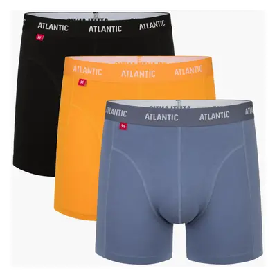 Man boxers ATLANTIC Comfort 3Pack - black/yellow/gray