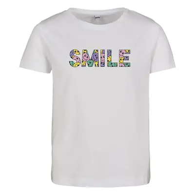 Children's T-shirt with short sleeves Colorful Smile white