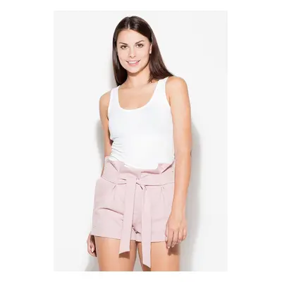 Shorts with elastic waist Katrus pink