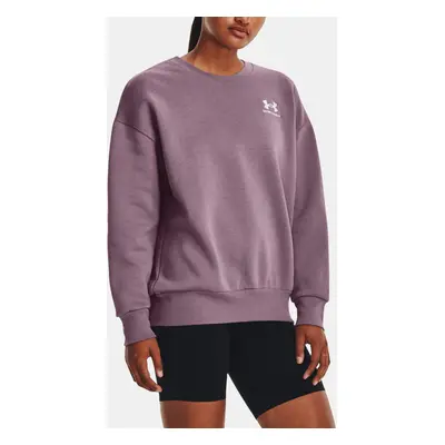 Under Armour Sweatshirt Essential Flc OS Crew-PPL - Women's