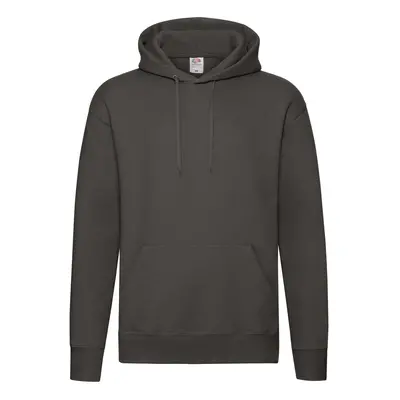 Dark Grey Men's Hooded Sweat Fruit of the Loom