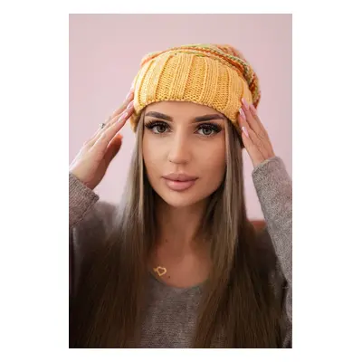 Women's cap Feba K330 mustard