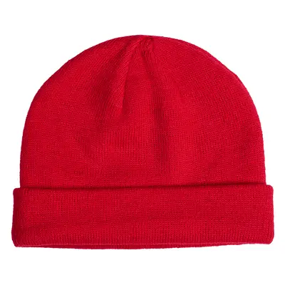 MSTRDS Short Cuff Knit Beanies Beanie - Red