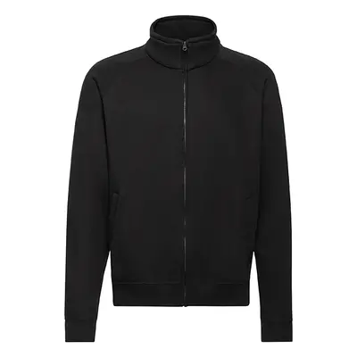 Black Men's Sweat Jacket Fruit of the Loom