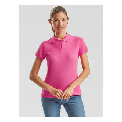 Polo Fruit of the Loom Pink Women's T-shirt