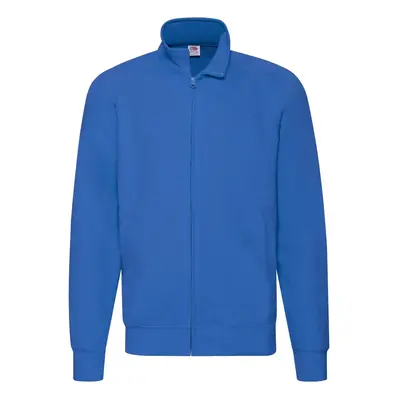 Blue Men's Sweatshirt Lightweight Sweat Jacket Fruit of the Loom