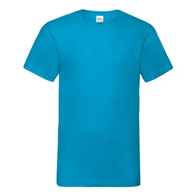 Blue Men's T-shirt Valueweight V-Neck Fruit of the Loom