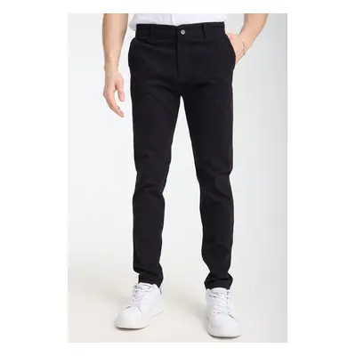 Trendyol Black Slim Fit Basic Chino Flexible Gabardine Trousers