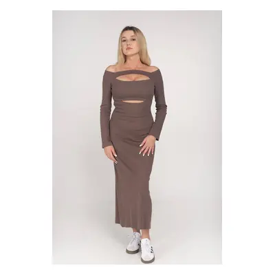 Brown pencil dress By o la la