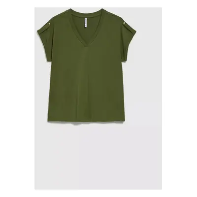 Green blouse