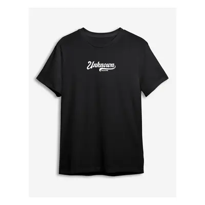 Trendyol Black Text Printed Regular Cut T-shirt