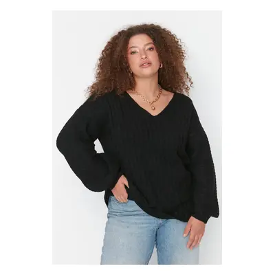 Trendyol Curve Blue Knitwear Sweater