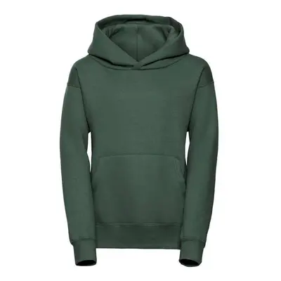 Green Hooded Sweatshirt Russell