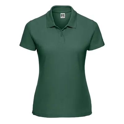 Polycotton Women's Green Polo Shirt Russell