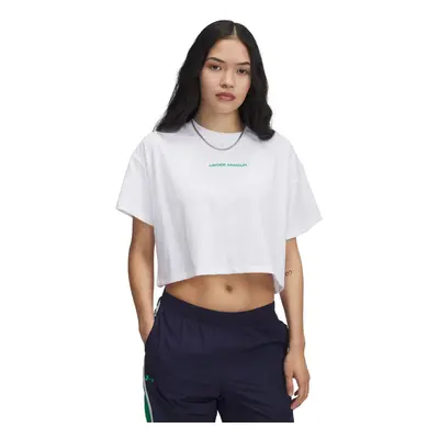 Women's T-shirt Under Armour W Varsity Mix HW SS Crop