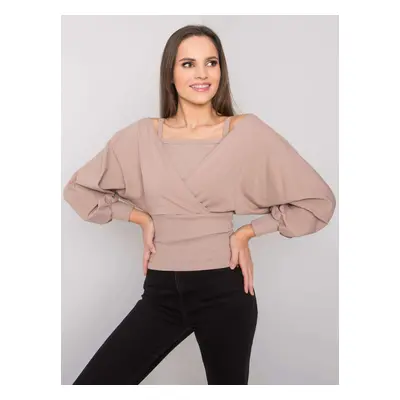 Blouse-RV-BZ-7311.02X-dark beige