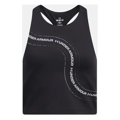 Girls' tank top Under Armour G Motion Branded Crop Tank