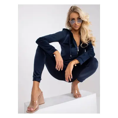 Női melegítő együttes Fashionhunters Navy blue