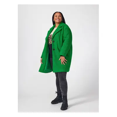 Women's green coat ONLY CARMAKOMA Valeria - Women