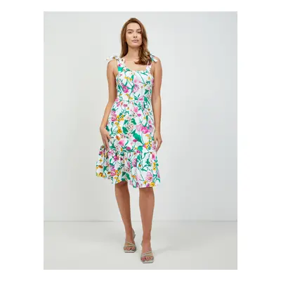 White Floral Dress for Hangers ORSAY - Women