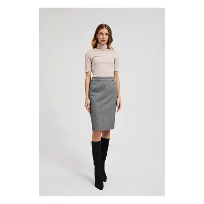 Women's elegant skirt MOODO - gray