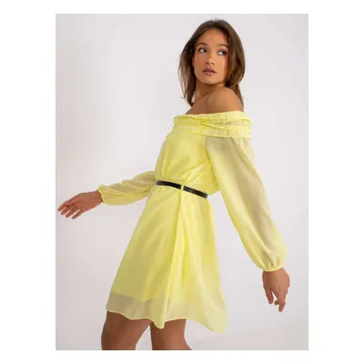 Dress-DHJ-SK-6831.36-Light Yellow