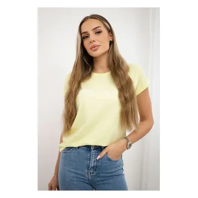 The Shopping blouse is my cardio light yellow