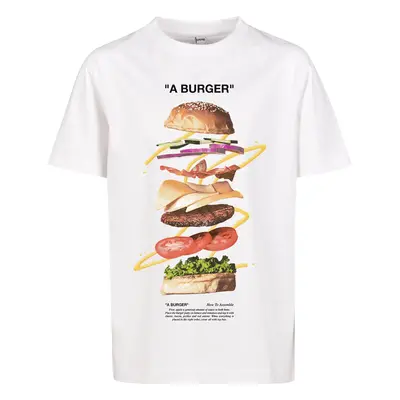 Kids A Burger Tee white