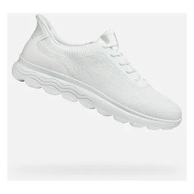 White men's sneakers Geox Spherica Plus - Men's