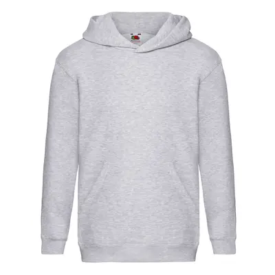 Szara bluza dziecięca Hooded Sweat Fruit of the Loom